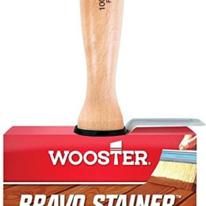 Wooster Brush F5119-4 3/4 Bravo Stainer Bristle/Polyester Stain Brush