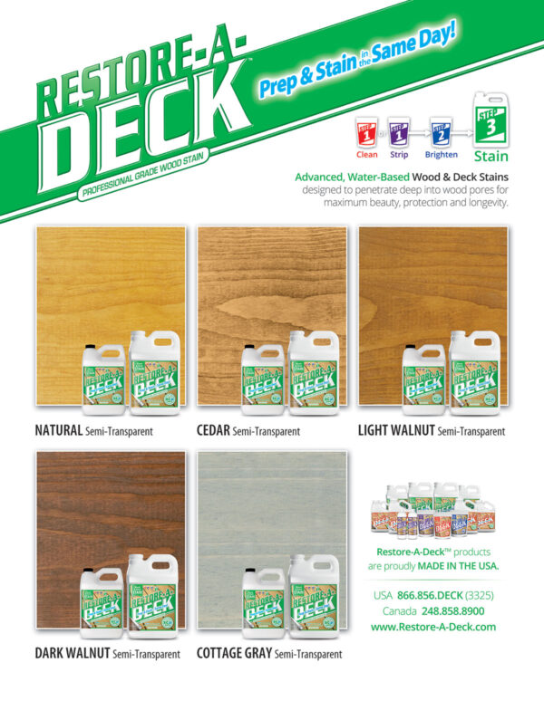 Restore-A-Deck Wood Stain 1 Gallon